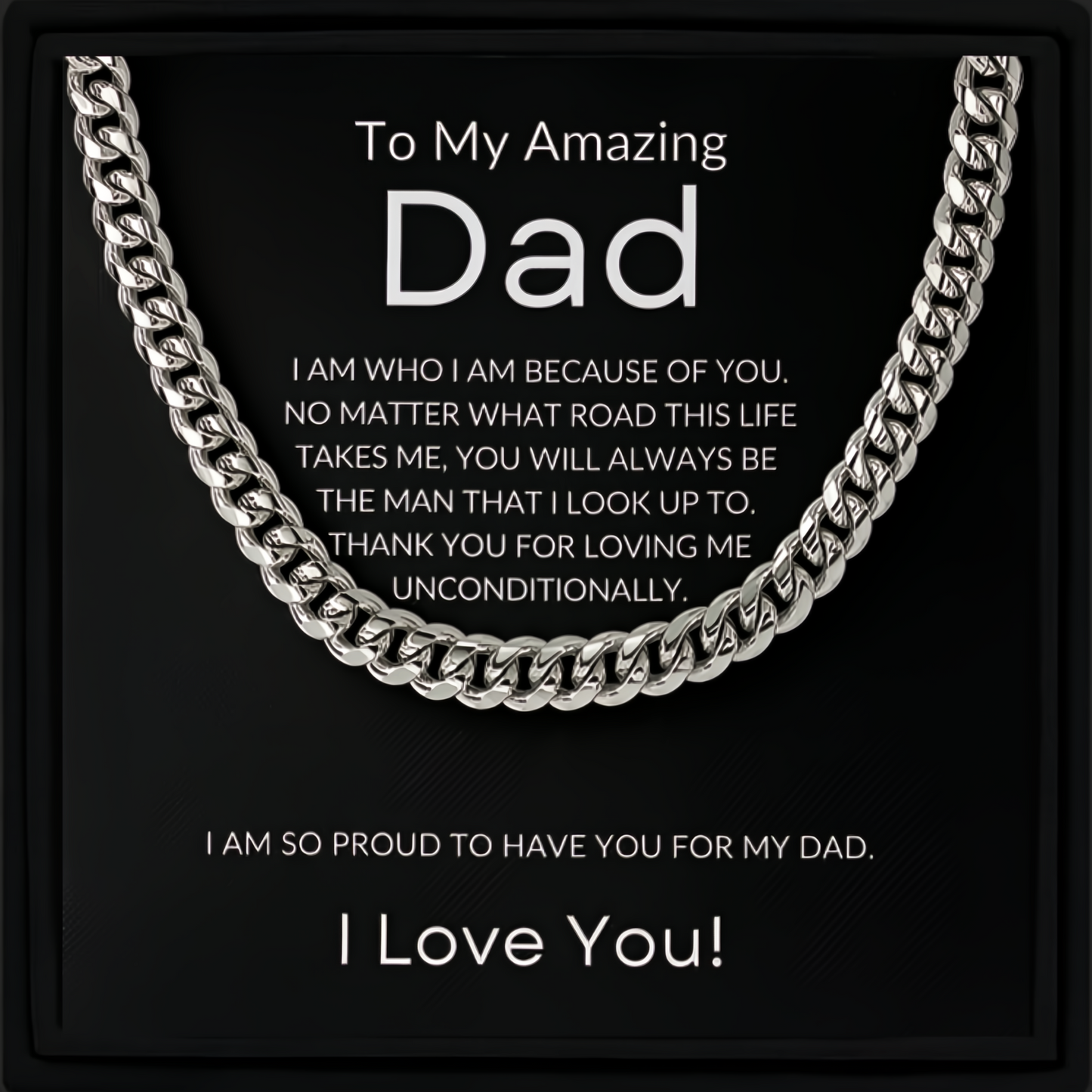 Necklace Gift for Dad