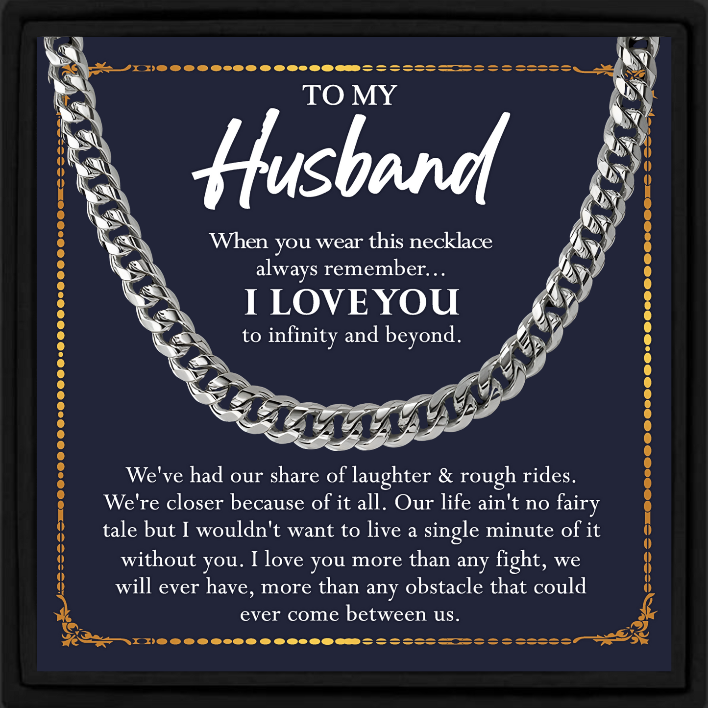 Cuban Chain Gift for Husband