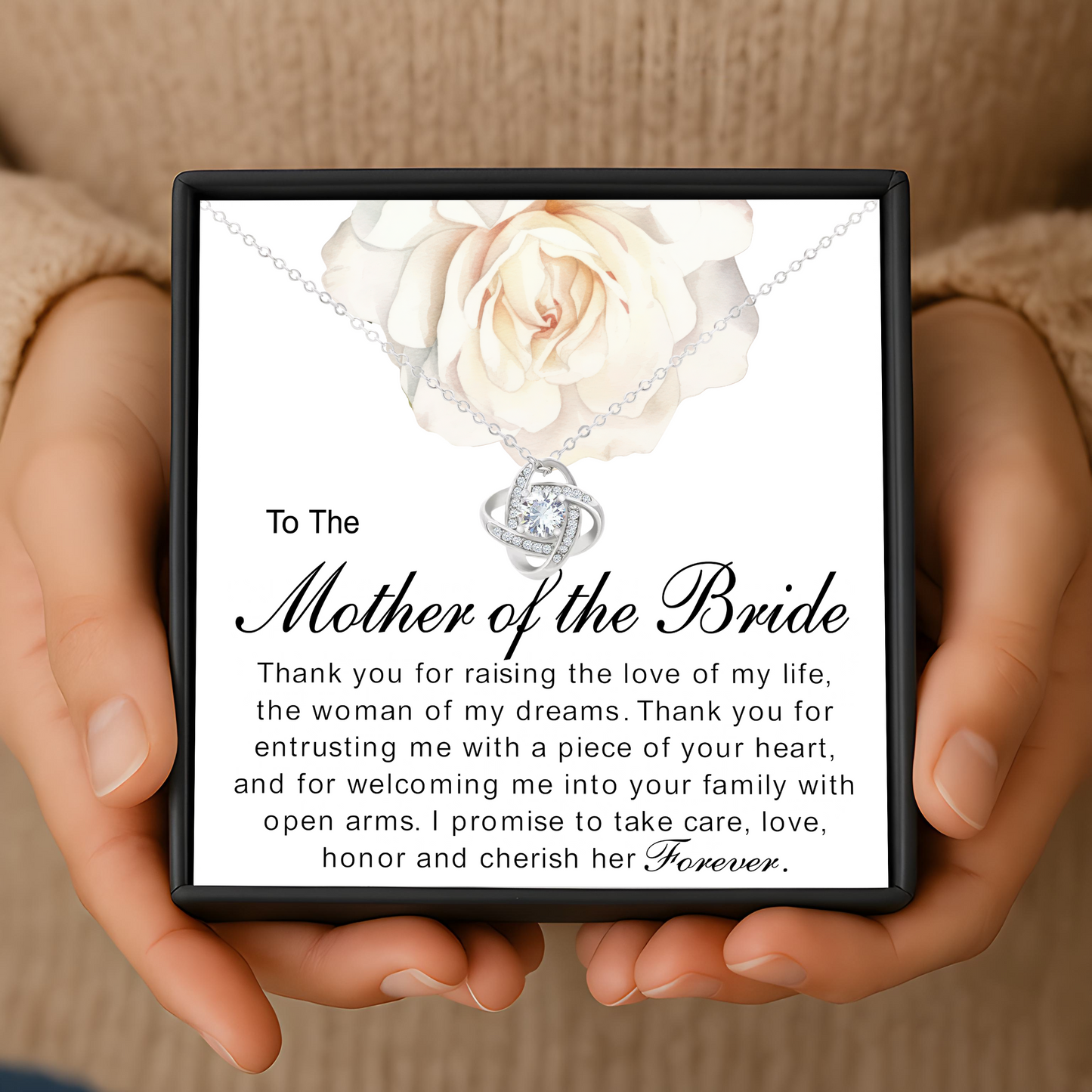 Mother of the Bride Necklace Gift from Groom – Sentimental Wedding Day Jewellery