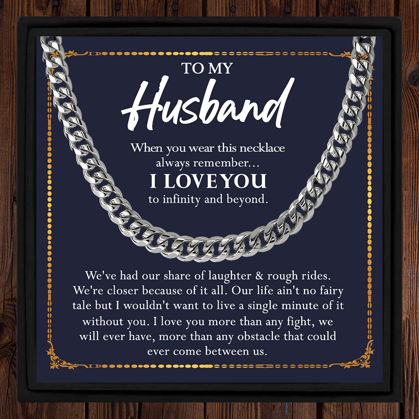 Cuban Chain Gift for Husband