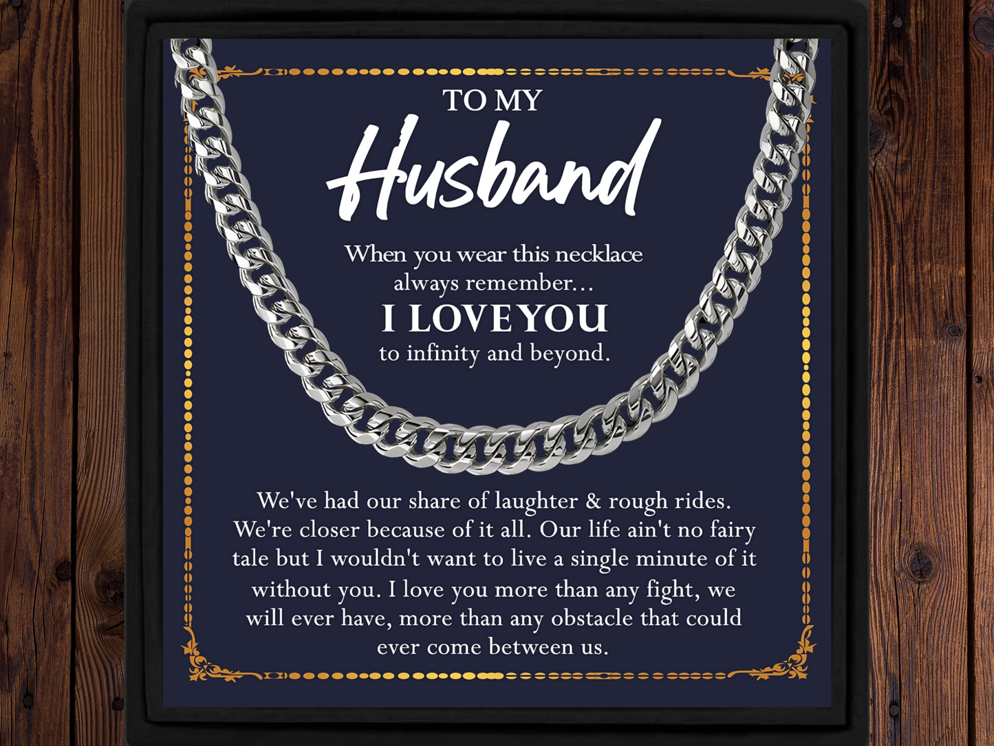 Cuban Chain Gift for Husband