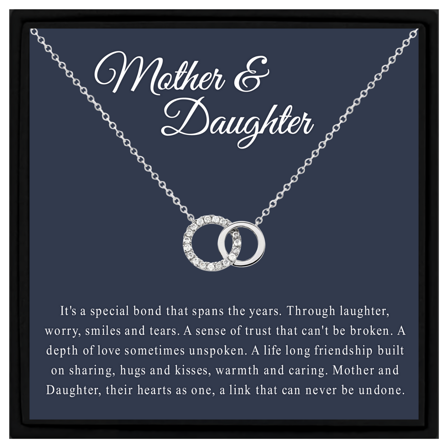 Mother and Daughter Necklace Gift