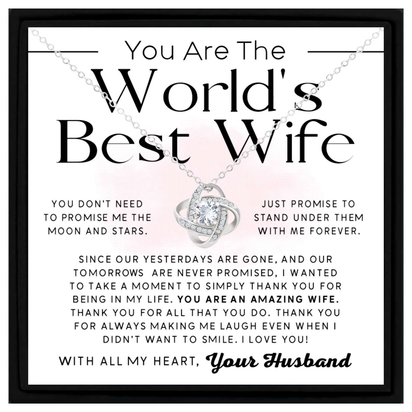 World's Best Wife Necklace Gift