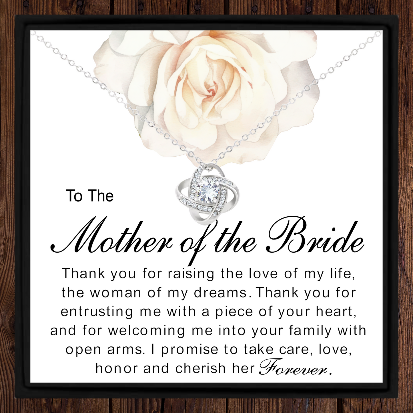 Mother of the Bride Necklace Gift from Groom – Sentimental Wedding Day Jewellery