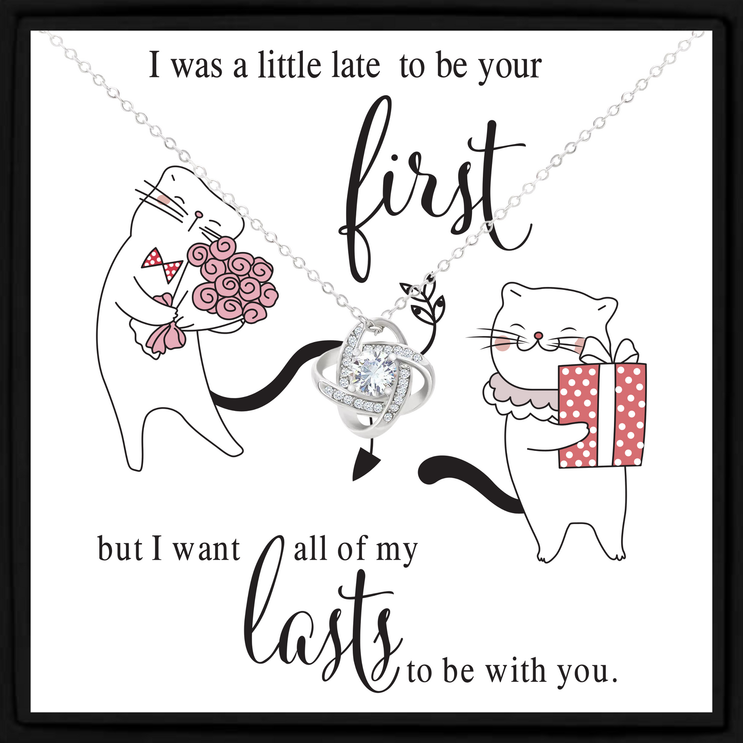 Romantic Necklace Birthday Anniversary or Valentine Gift for Wife or Girlfriend
