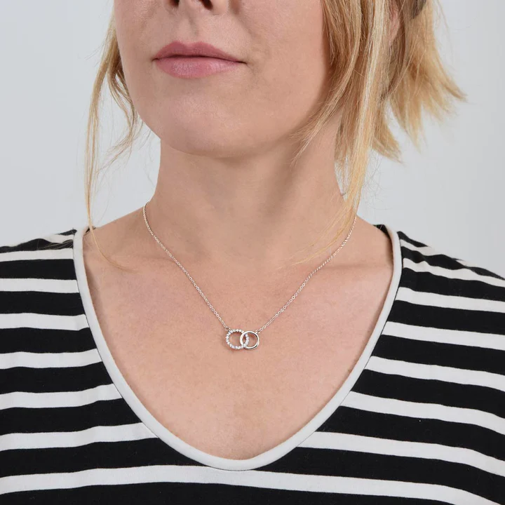 Mother and Daughter Necklace Gift