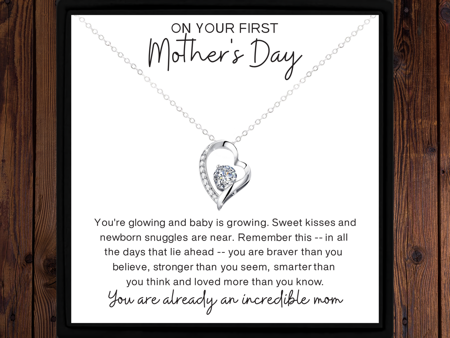 First Mother's Day Necklace Gift for New Mum