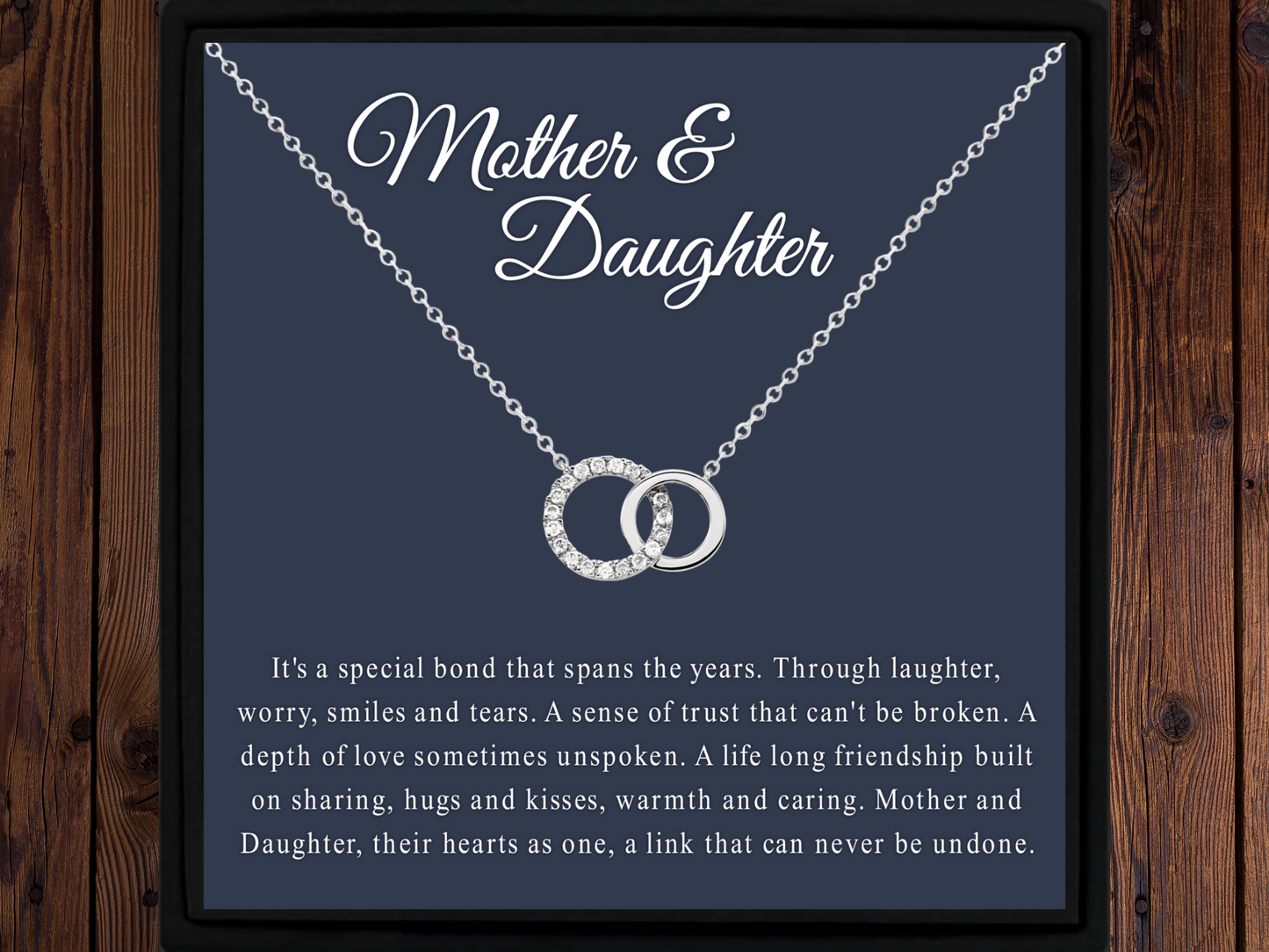 Mother and Daughter Necklace Gift