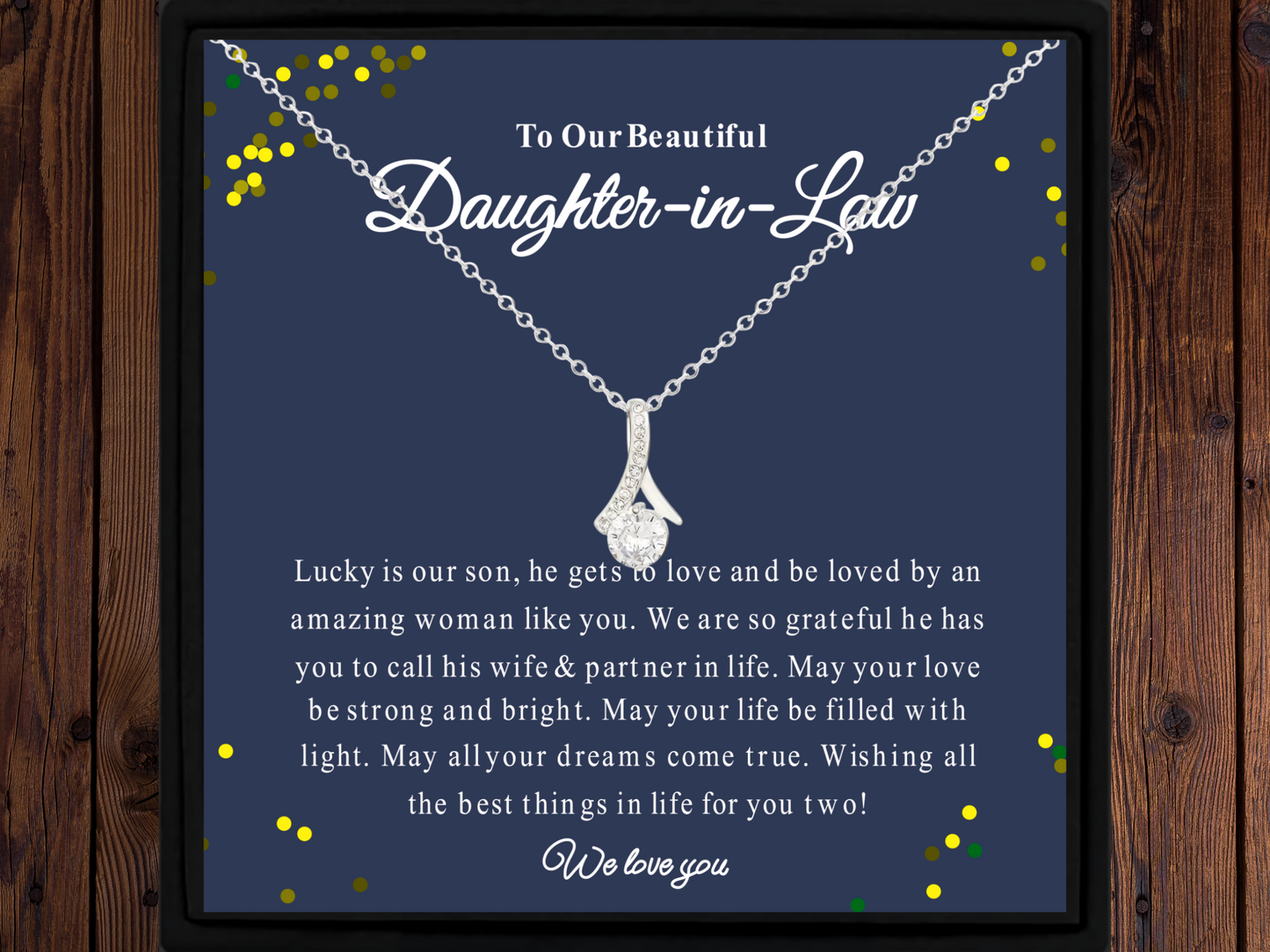 Gift For Daughter In Law From Mother in Law and Father in Law