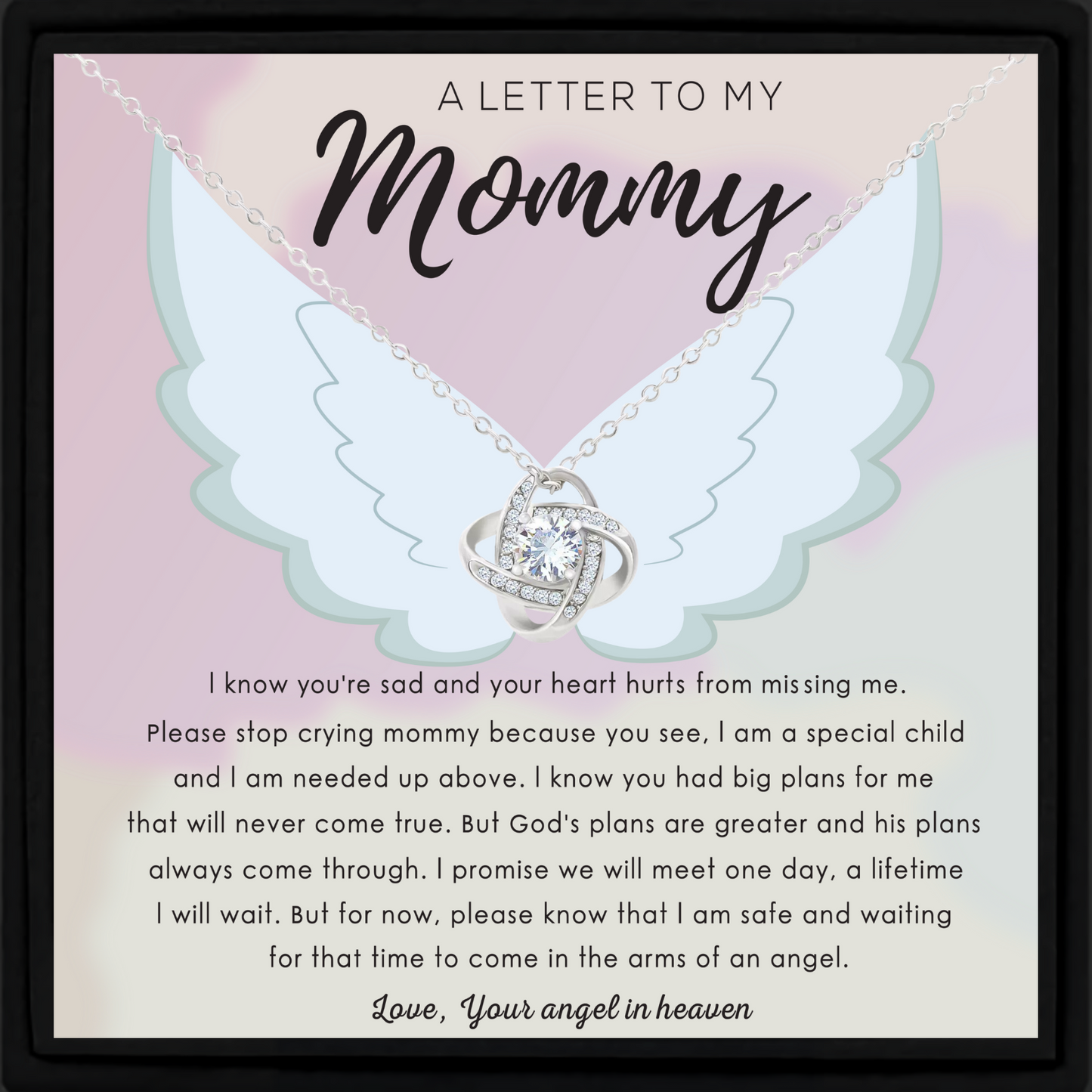 Letter To My Mommy From Baby Angel