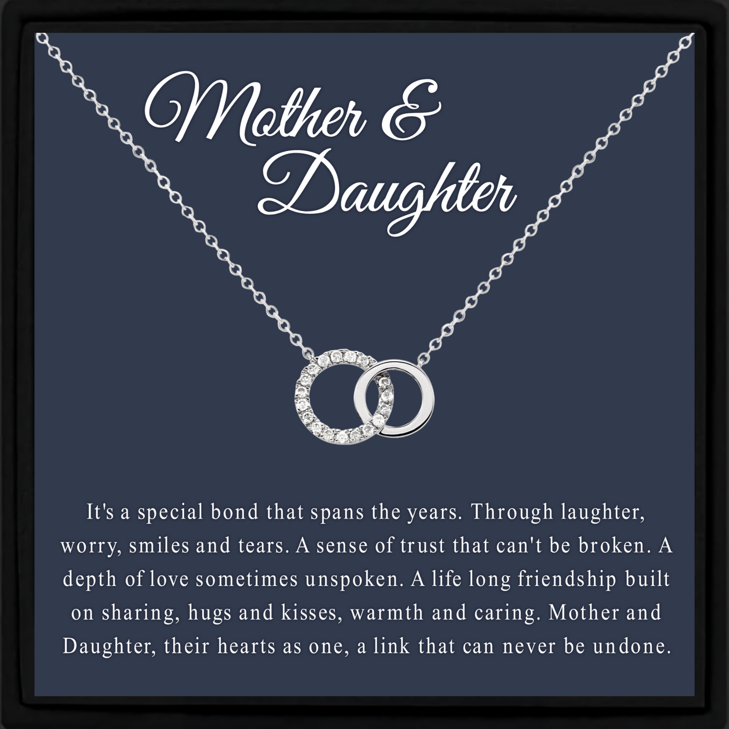 Mother and Daughter Necklace Gift