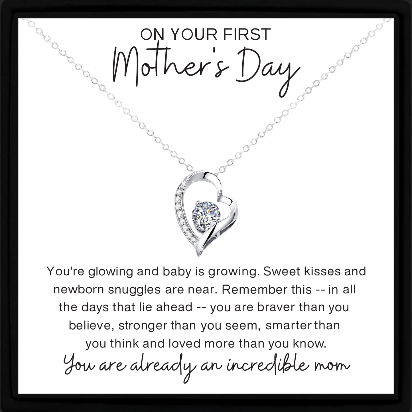 First Mother's Day Necklace Gift for New Mum