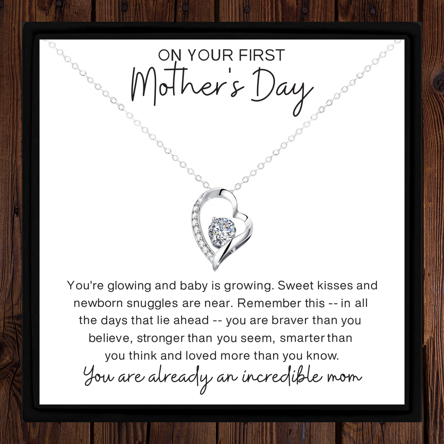 First Mother's Day Necklace Gift for New Mum