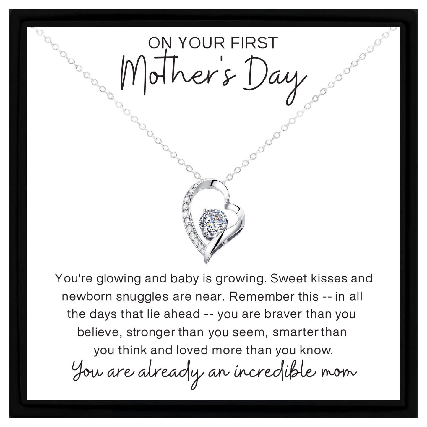 First Mother's Day Necklace Gift for New Mum