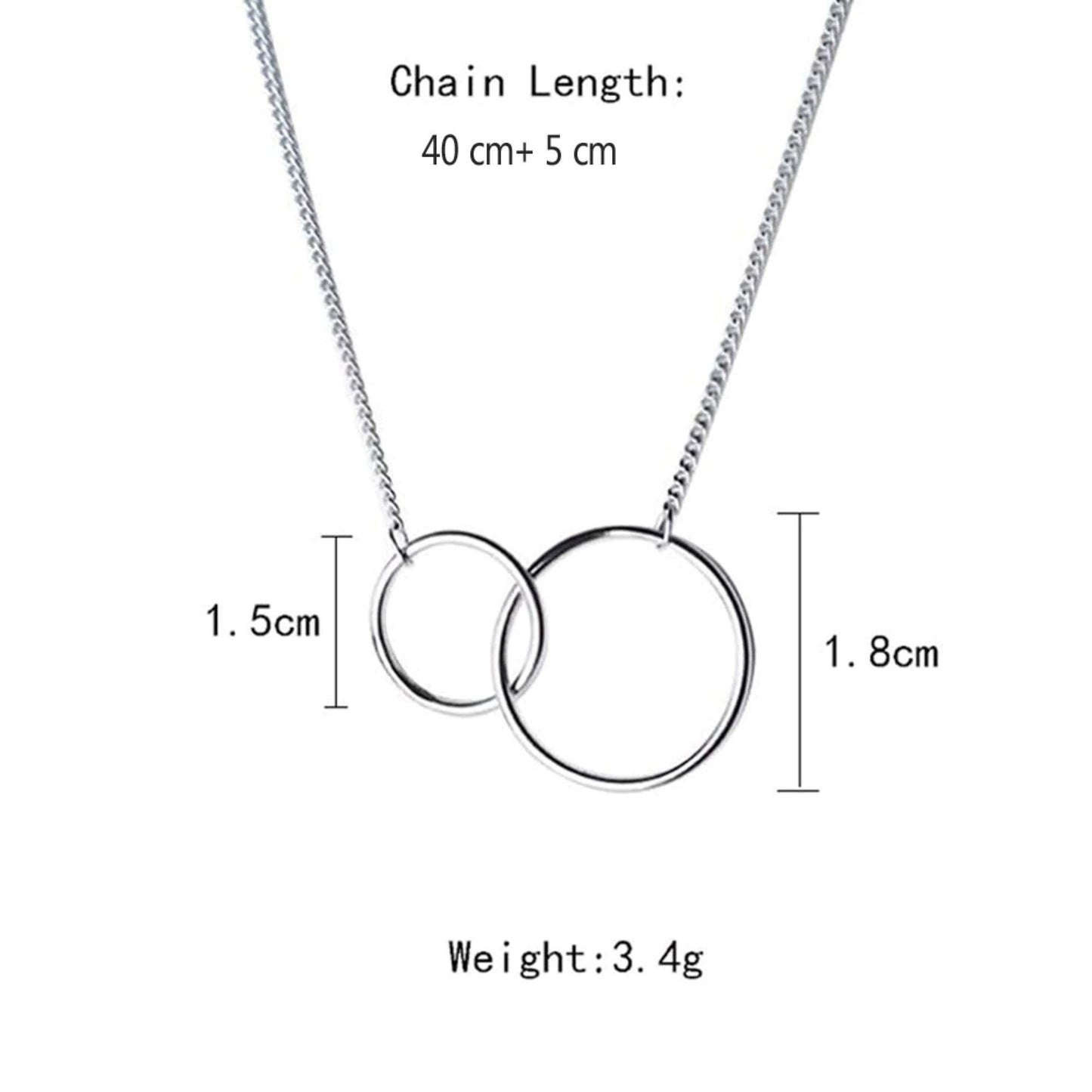 Christmas Gift for Sister Silver Necklace