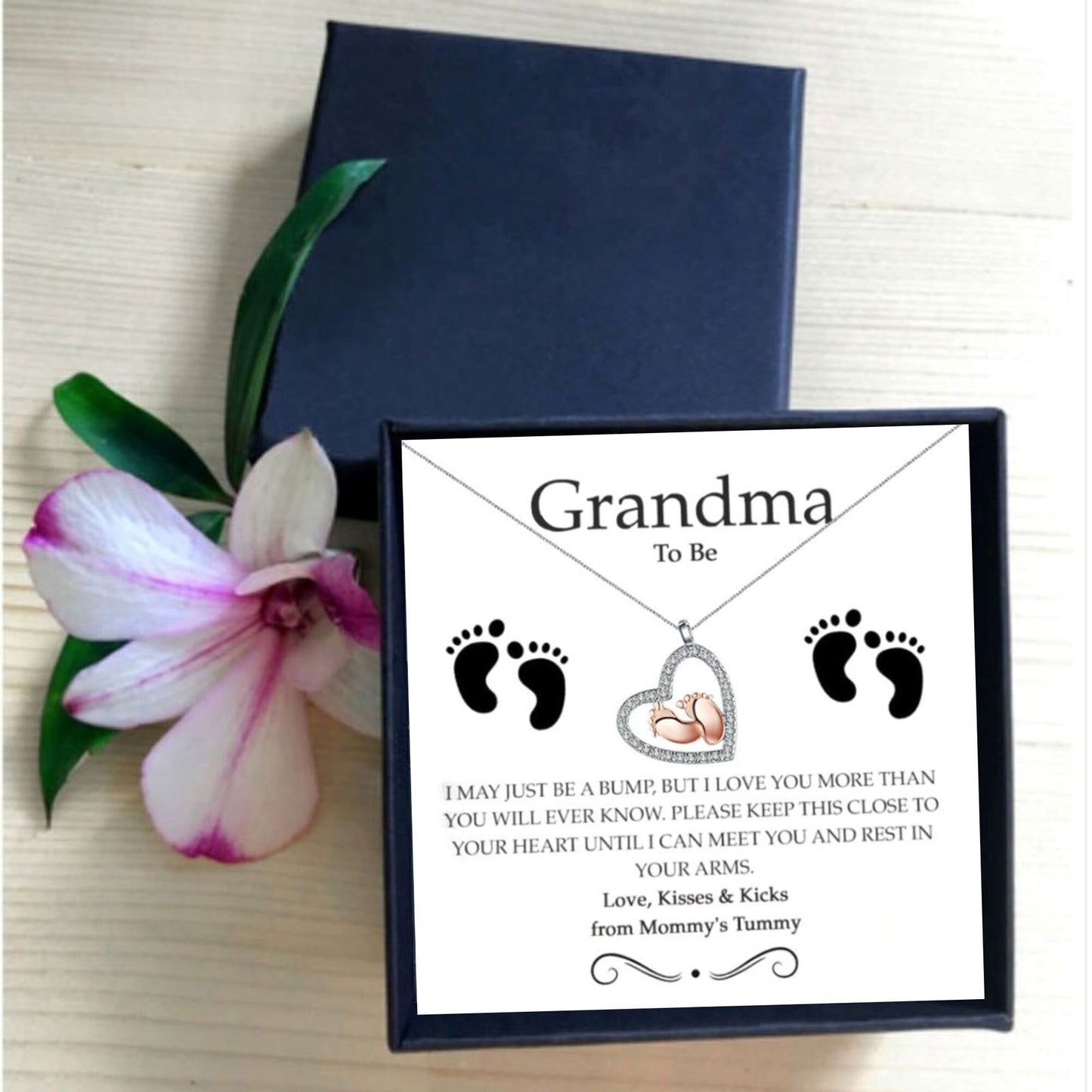 Necklace Gift for Grandma To Be
