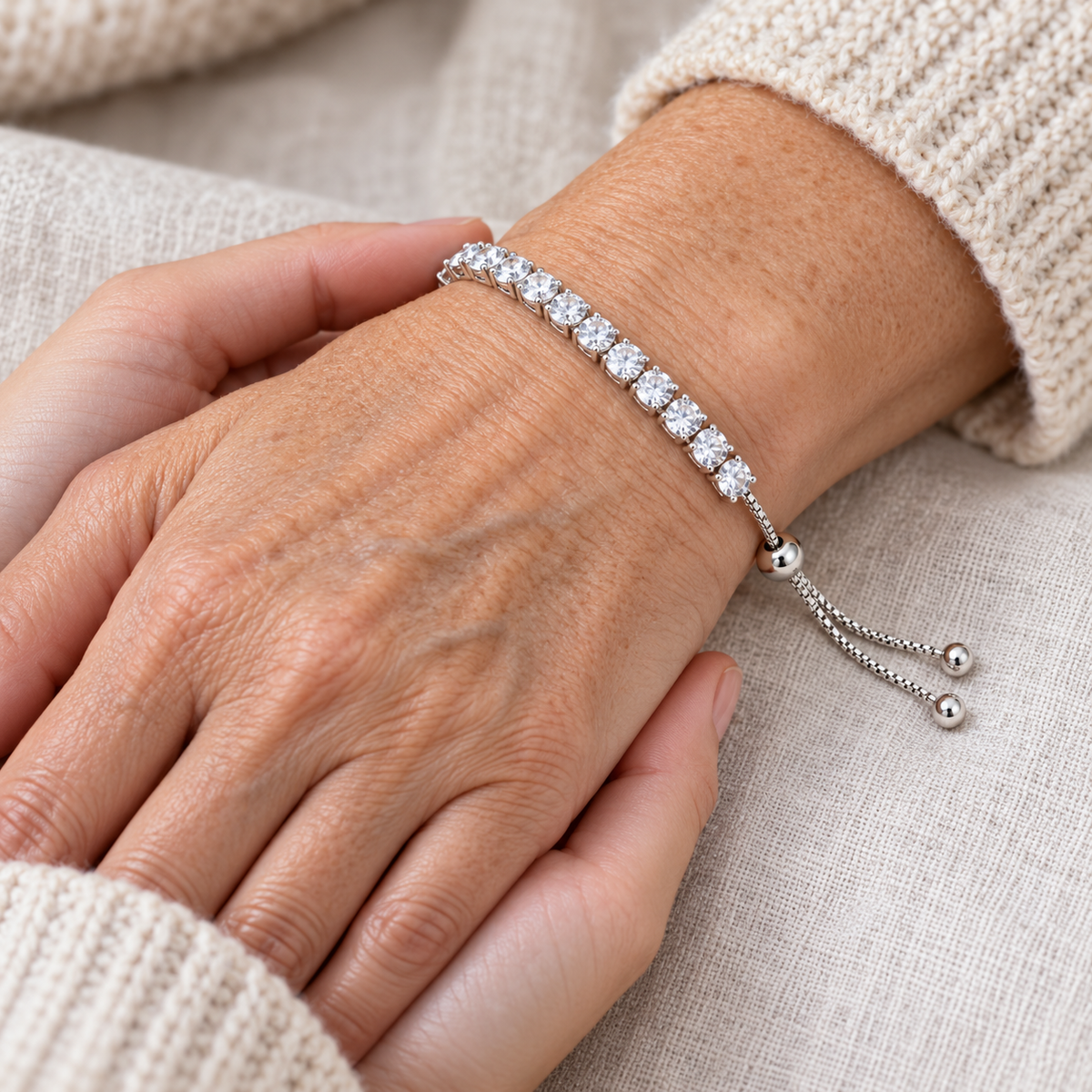 Mother-in-Law Tennis Bracelet Gift from Daughter-in-Law