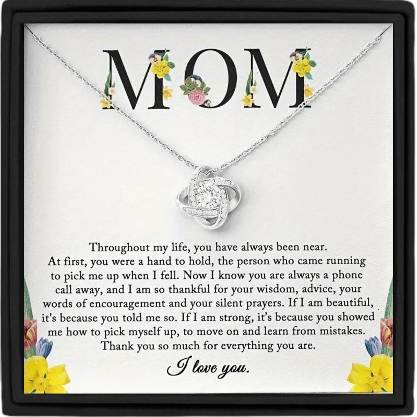 Gift for Mom from Son/ Daughter Necklace Gift for Mom