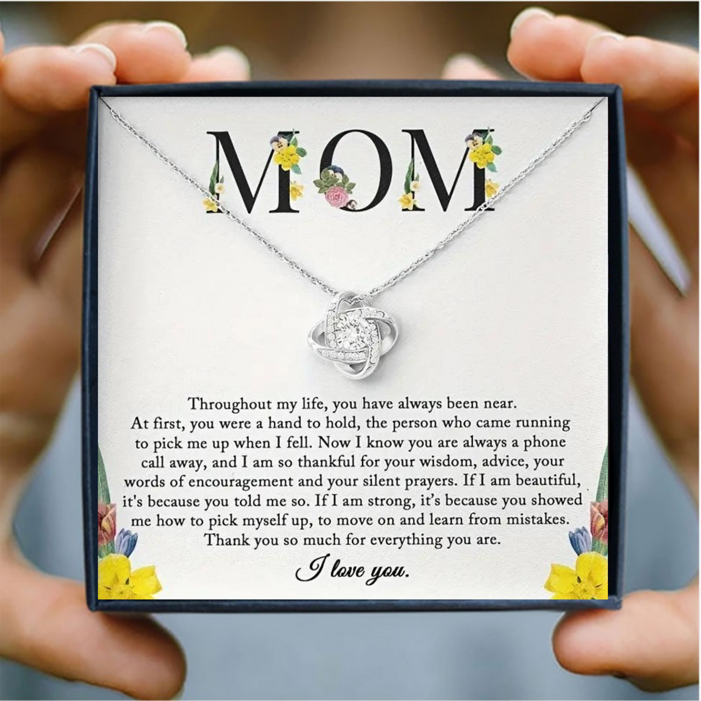 Gift for Mom from Son/ Daughter Necklace Gift for Mom