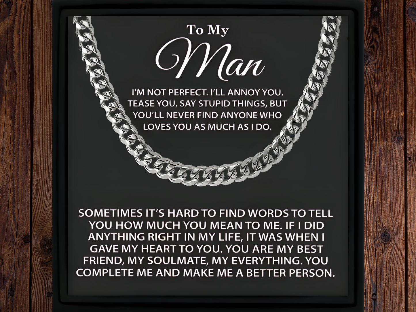 Necklace Gift for Man