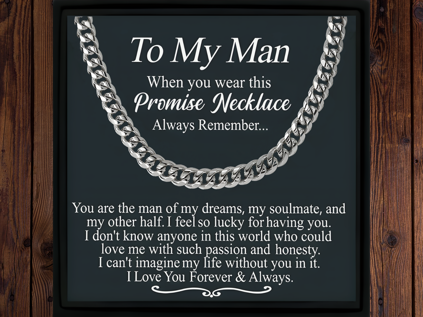 Promise Necklace Gift For Him