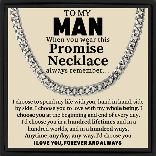 Promise Necklace Gift For Him