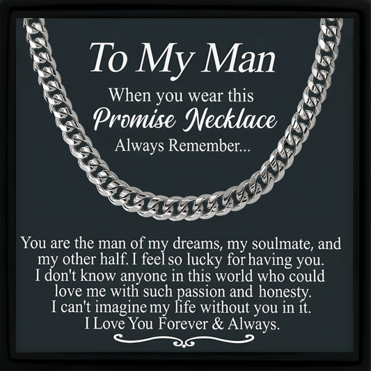 Promise Necklace Gift For Him