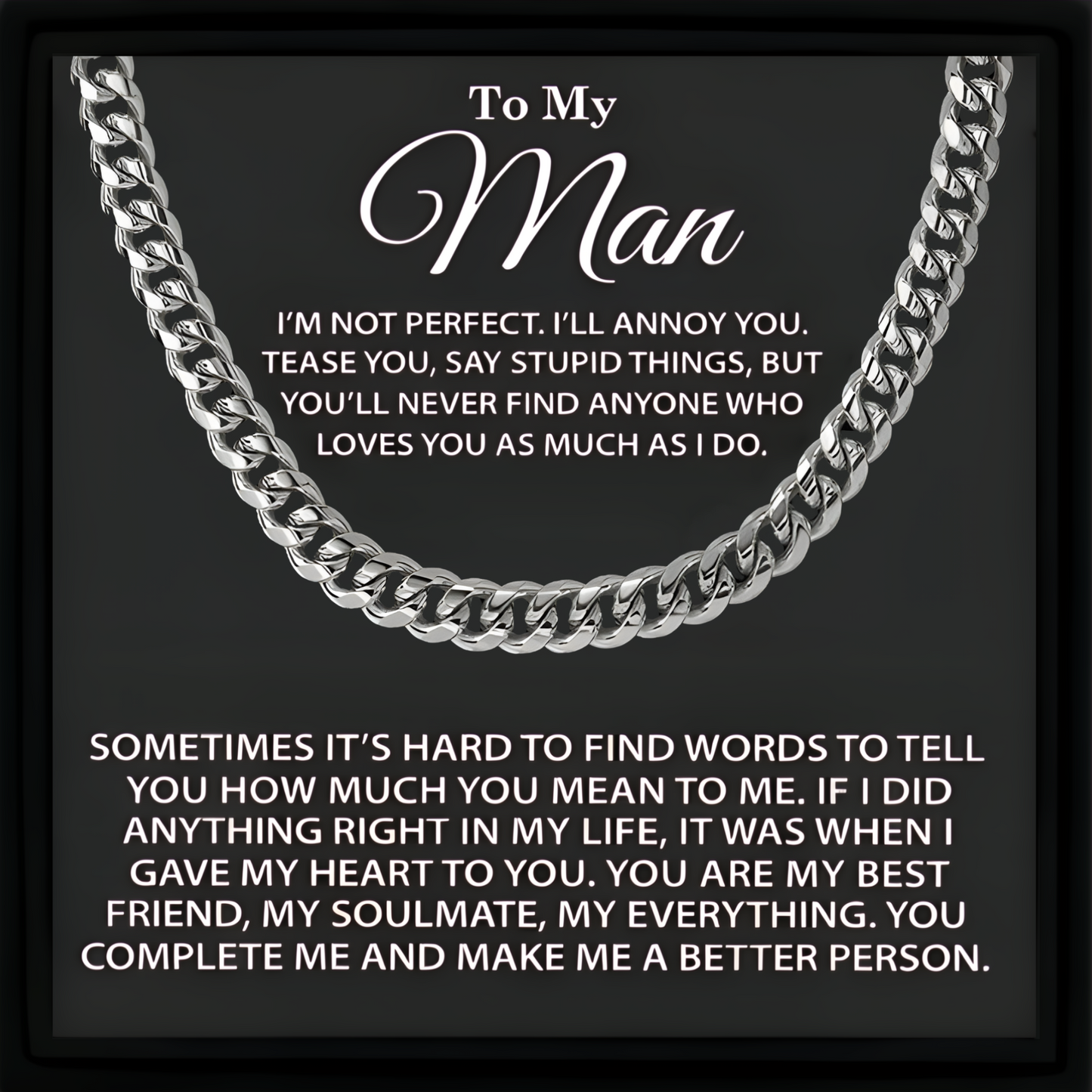 Necklace Gift for Man