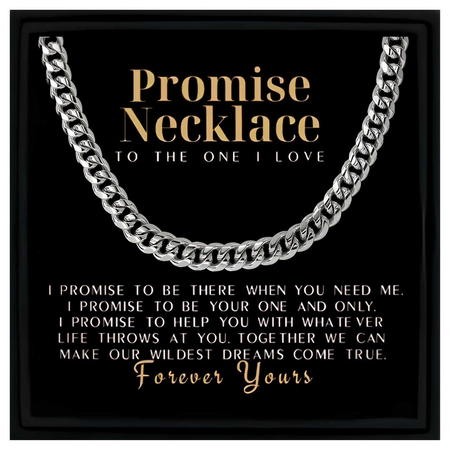 Promise Necklace Gift For Him