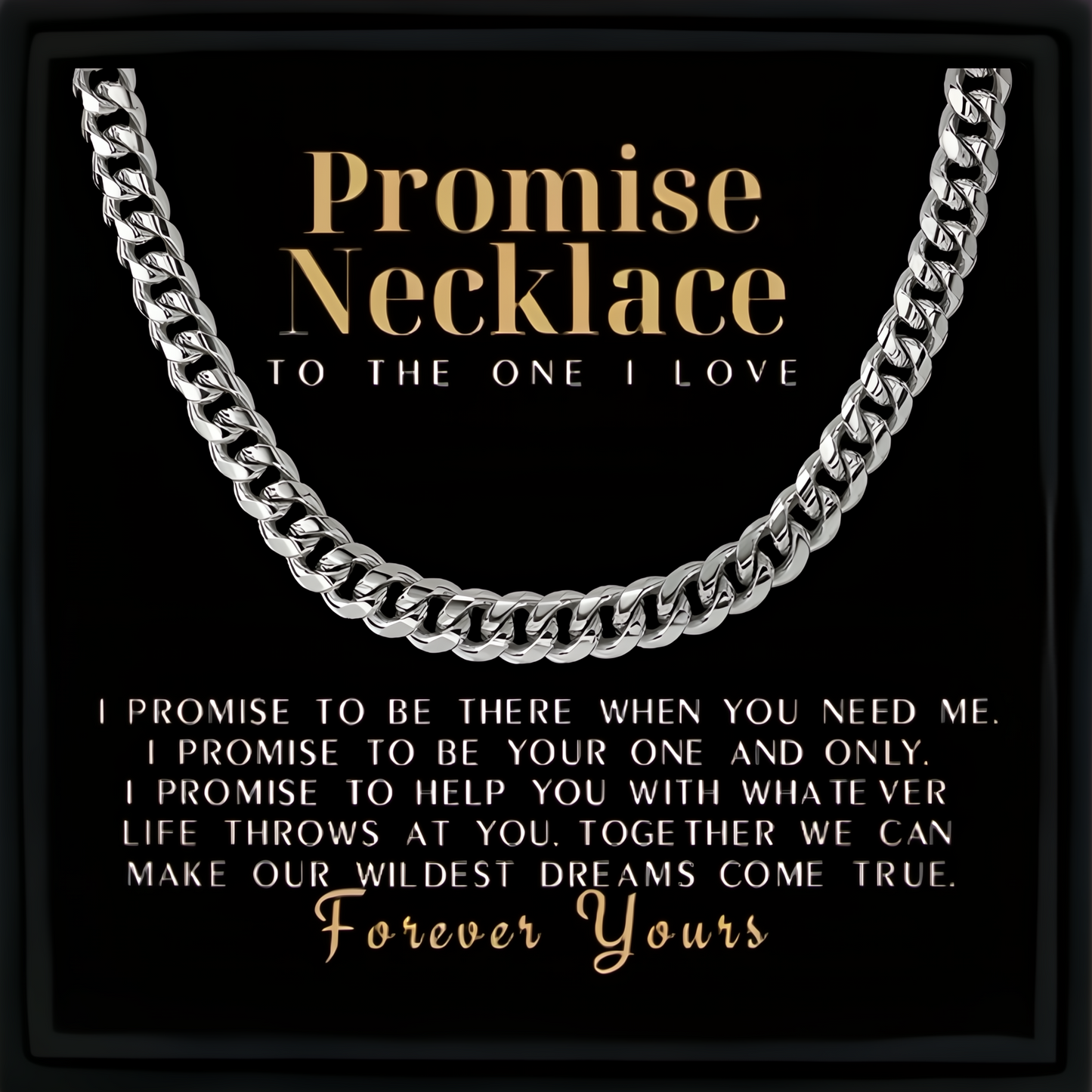 Promise Necklace Gift For Him