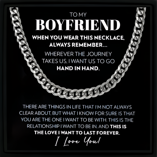 Gift for Boyfriend Cuban Chain Necklace