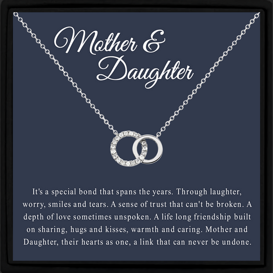 Mother and Daughter Necklace Gift