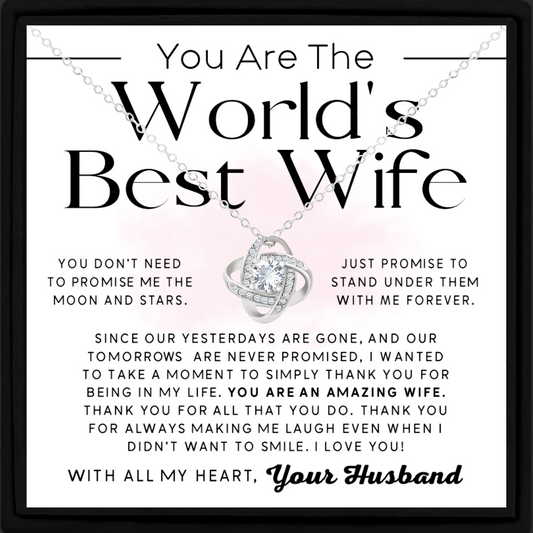 World's Best Wife Necklace Gift