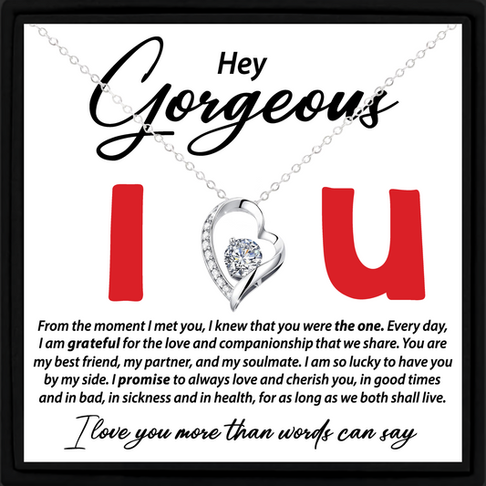 Hey Gorgeous Necklace Gift for Her