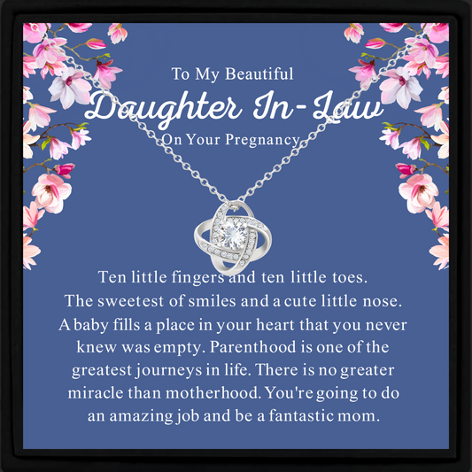 Daughter-in-Law Pregnancy Gift Message Card Jewellery