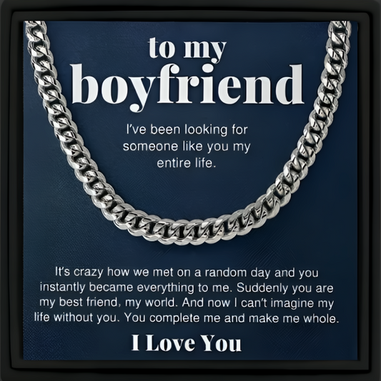 Gift for Boyfriend Cuban Chain Necklace