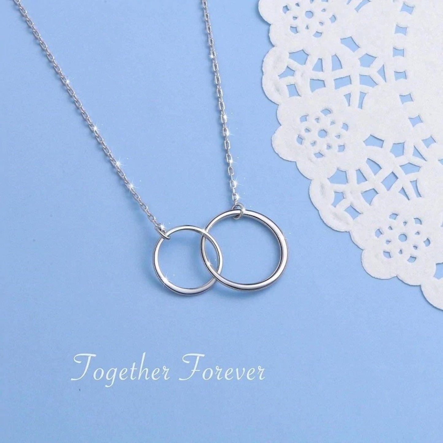 Christmas Gift for Sister Silver Necklace