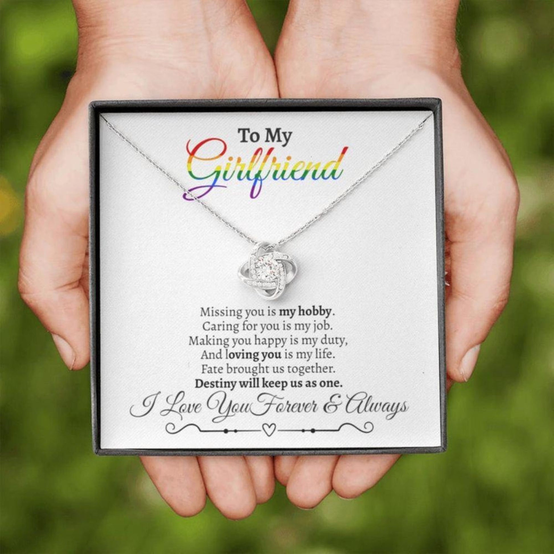 Gift for Girlfriend LGBT Lesbian Necklace Gift