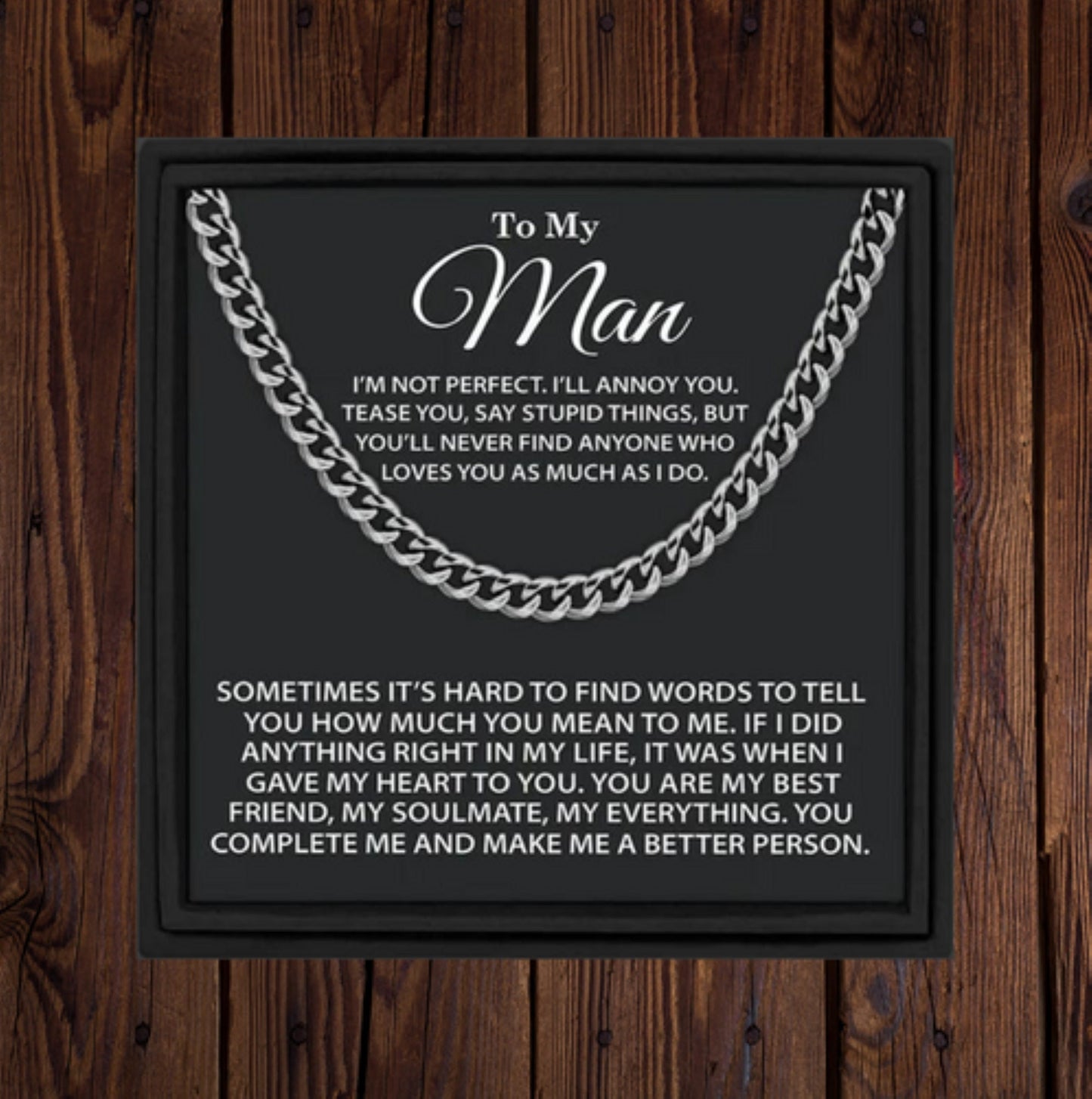 Necklace Gift for Man