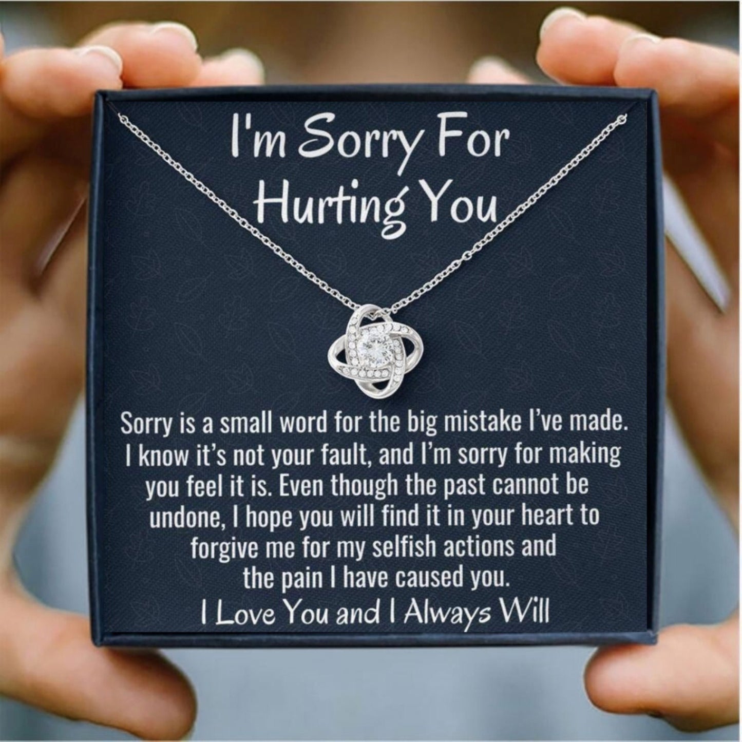 I’m Sorry for Hurting You Necklace Gift Apology Gift