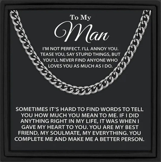 Necklace Gift for Man