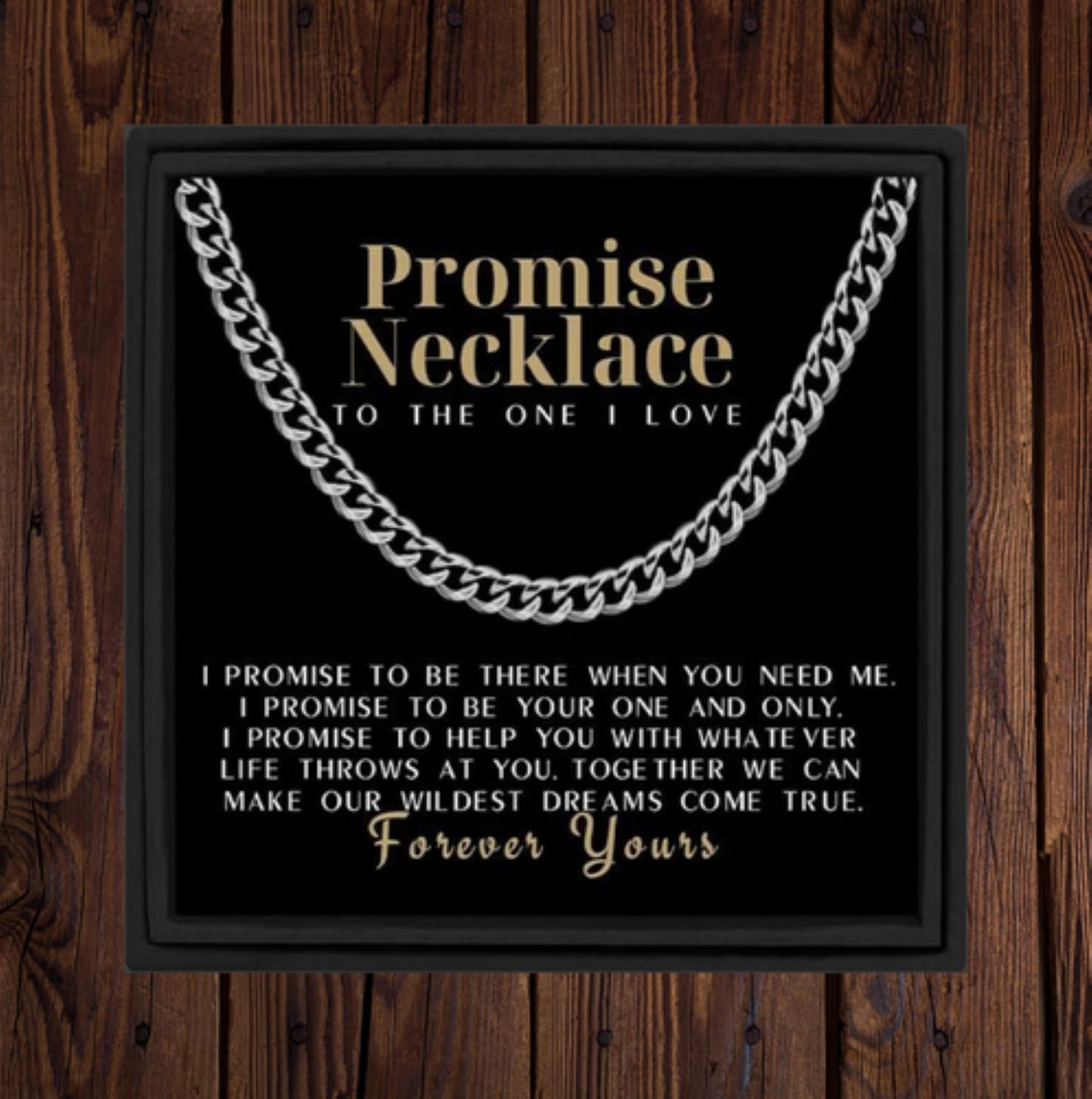 Promise Necklace Gift For Him